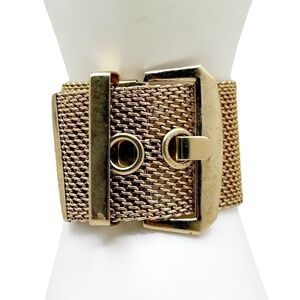Vintage Gold tone belt mesh bracelet - GM1501